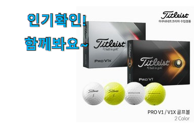  갓성비 타이틀리스트 골프공 아이템 추천이라구요