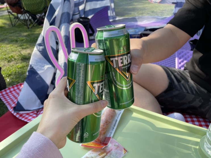 뚝섬 한강공원 텐트, 피크닉 그리고 편의점치킨과 맥주