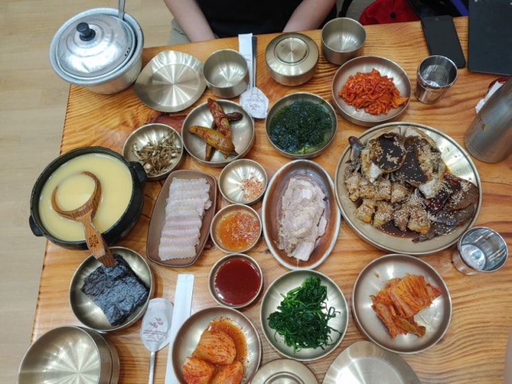  목포맛집 인동주마을정식 홍어삼합,간장꽃게장,새우장