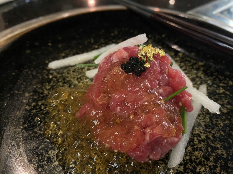  잠실고기집 도쿄등심에서 맛있고 예쁜 한우 코스요리