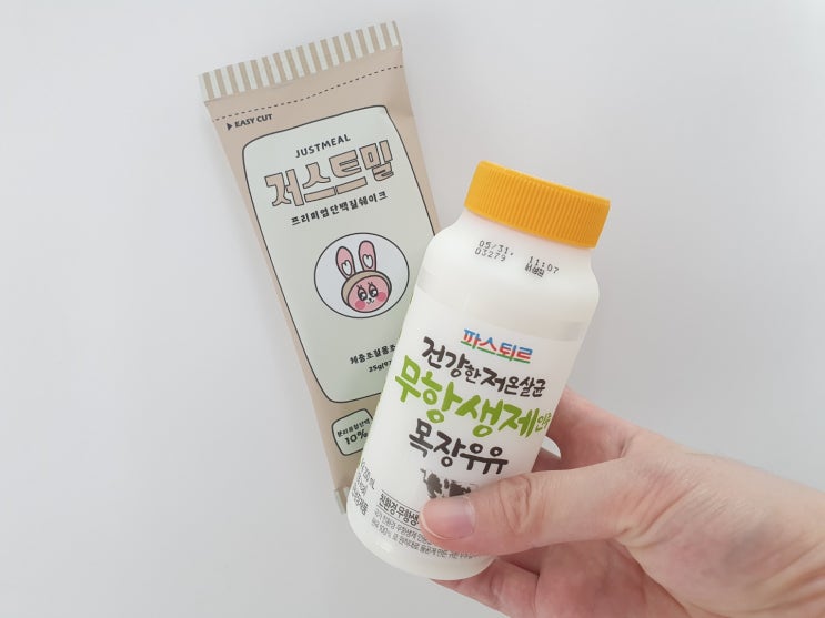  단백질쉐이크 아침 식단조절용