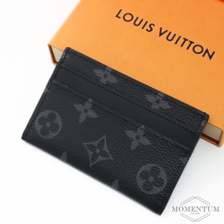  구미명품샵 [LOUIS VUITTON] 더블 카드 홀더 모노그램 이클립스 M62170