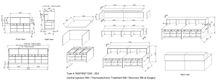  인포데스크 _ W3000 ~ W6000 _ 인조대리석 _information desk