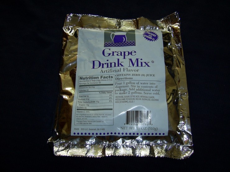Grape Drink Mix Artificial Flavor