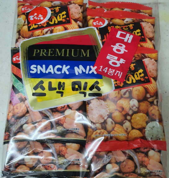  덴로쿠 스낵믹스 맛 맥주 안주로 딱 좋네요
