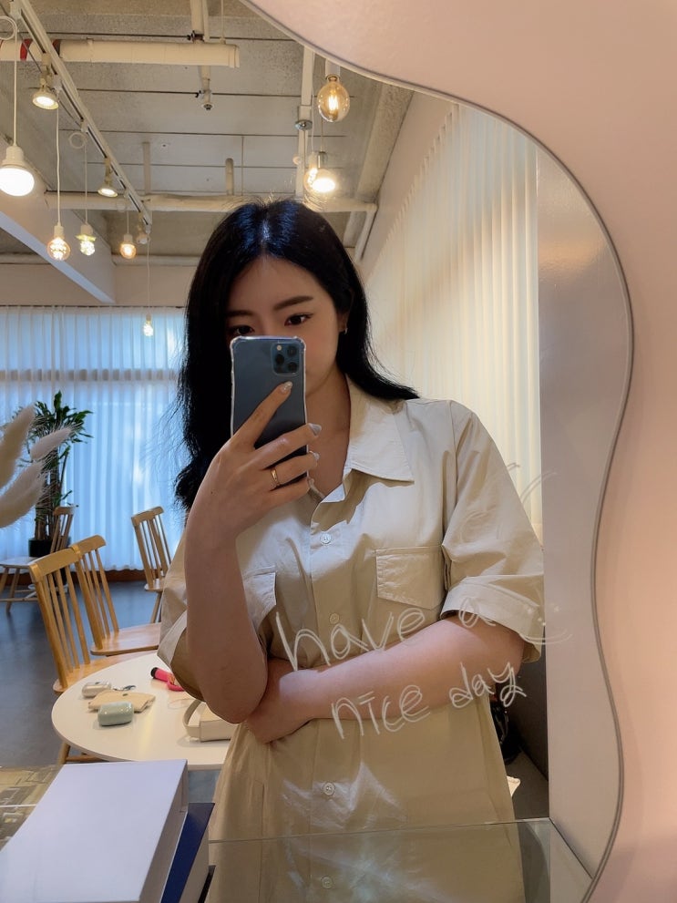  20대여자옷쇼핑몰 인포켓 셔츠원피스 편하고 예쁘고 다하자나