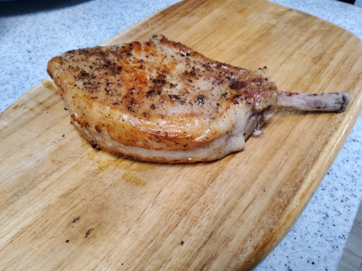  진공머신 없이 수비드 돈마호크 스테이크 만들기