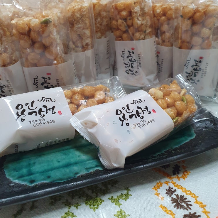  수제 오란다바 추천 :: 용인강정 :: 용인중앙시장 맛집 / 수제간식 / 다이어트 간식 / 옛날과자 전통과자 추천 / 무설탕 오란다 / 오란다 강정 파는 곳 / 맛있는 오란다 맛뜰