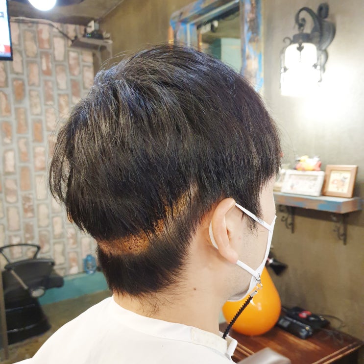  남자가발 뒷머리 불편하다면?