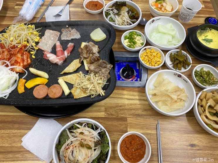  가성비 좋은 대구 상인동 대패삼겹살 맛집 삼겹세상 (셀프바있음)