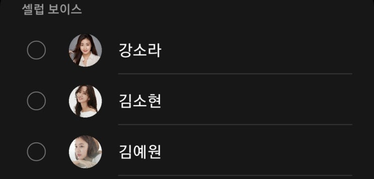 빅스비 셀럽 보이스 배우 더빙 버전 빅스비 셀럽 보이스 배우 더빙 버전