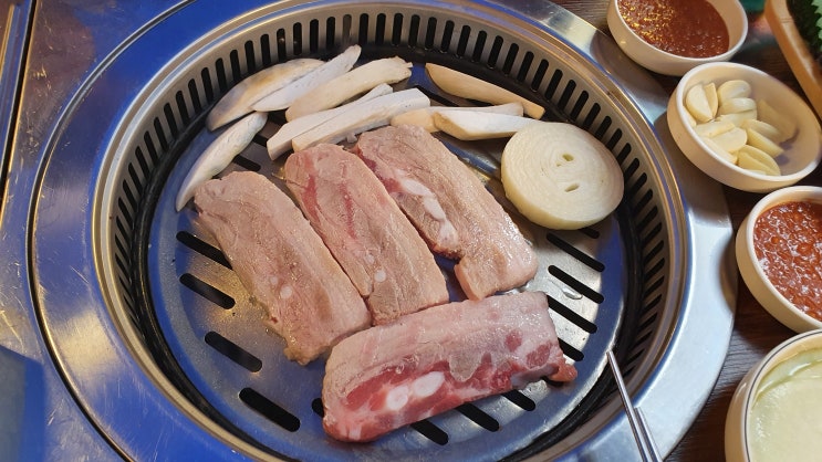 [마포갈비] 강남 고기 골목 삼겹살 갈비 맛집