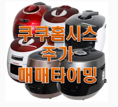  쿠쿠홈시스 주가 매매 타이밍!!