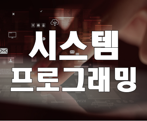  시스템프로그래밍 학원 단기교육 전공 공부 여기서하자!