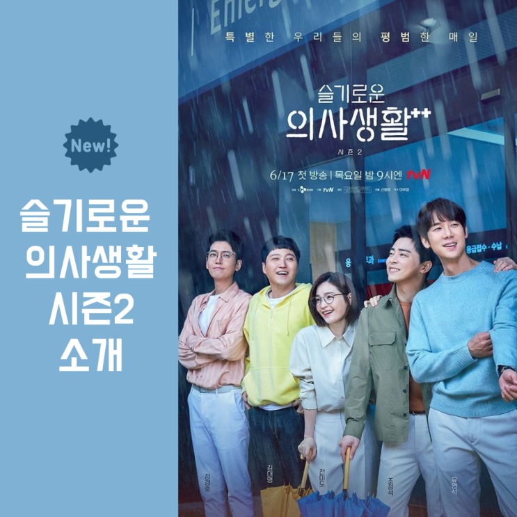 목요드라마 [슬기로운 의사생활 시즌2] 방영일, 소개