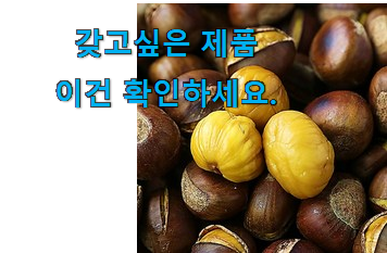 너무 갖고싶은 공주알밤칼집밤(군밤용밤)3kg 제품 추천입니다