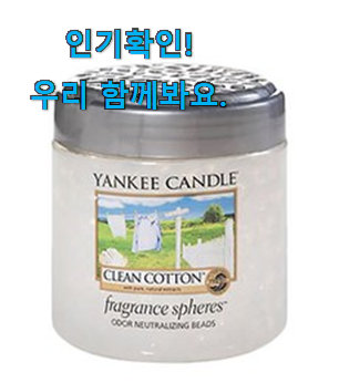  방구석전문가 추천 양키캔들 차량용방향제 코튼 물건 추천!