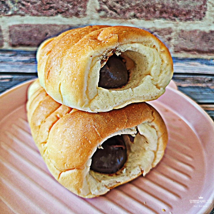  파리바게트 초코소라빵 비교, 달콤쌉싸름한 소라빵