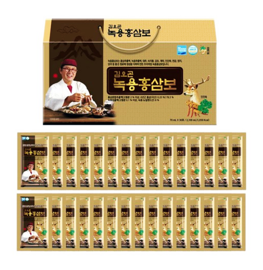  부모님 효도 선물 "김오곤 녹용홍삼보"