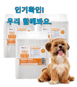  최고의 반려견배변패드 아이템목록 이건 사야돼!