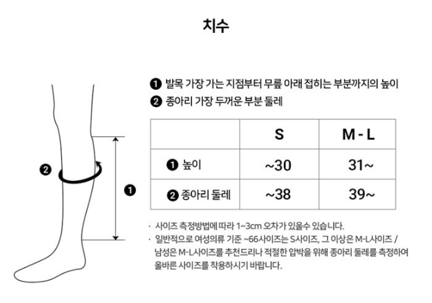  여름철 무거워진 다리엔 센시아릴렉스