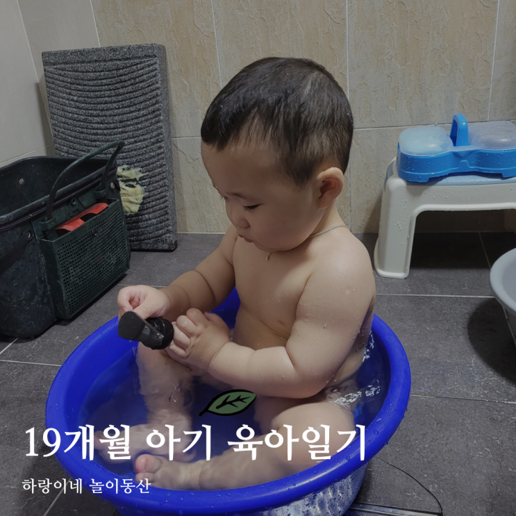  19개월 아기 성장발달 육아일기 +598일 / 아직도 모유수유, 장난감의 재발상, 하루에 3번 목욕