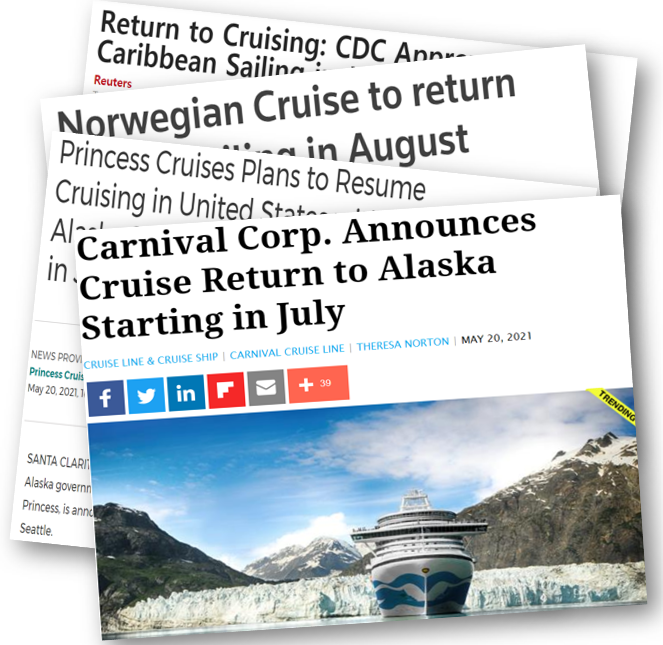 Cruise Ships Return to Sailings / 크루즈선 운항 재개