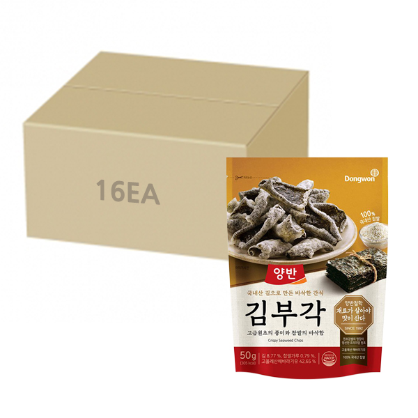 가성비 좋은 동원 양반 김부각 50g, 16개 추천해요