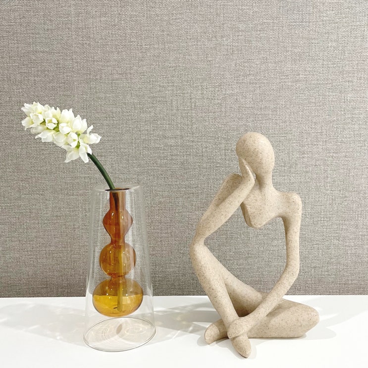  [Interior] 여름맞이 북유럽 감성 오브제로 선반 꾸며보기 (신혼집, 인테리어, 홈스타일링, 화병, oggi)