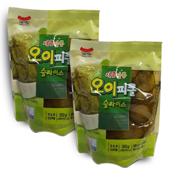 가성비갑 일가집 일미 오이피클 슬라이스 350g 2개, 단품 추천해요