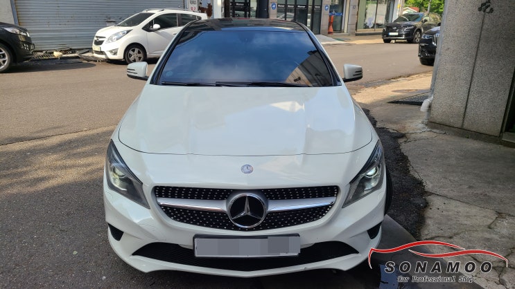  벤츠 CLA 12.3인치 모니터 아틀란네비 장착