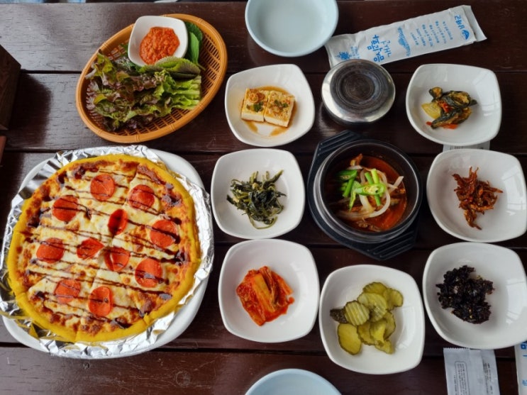  남해다랭이마을맛집 다랭이팜농부맛집 & 다랭이마을 수국개화