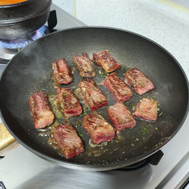  [저녁메뉴]소고기 살치살 구이와 된장찌개