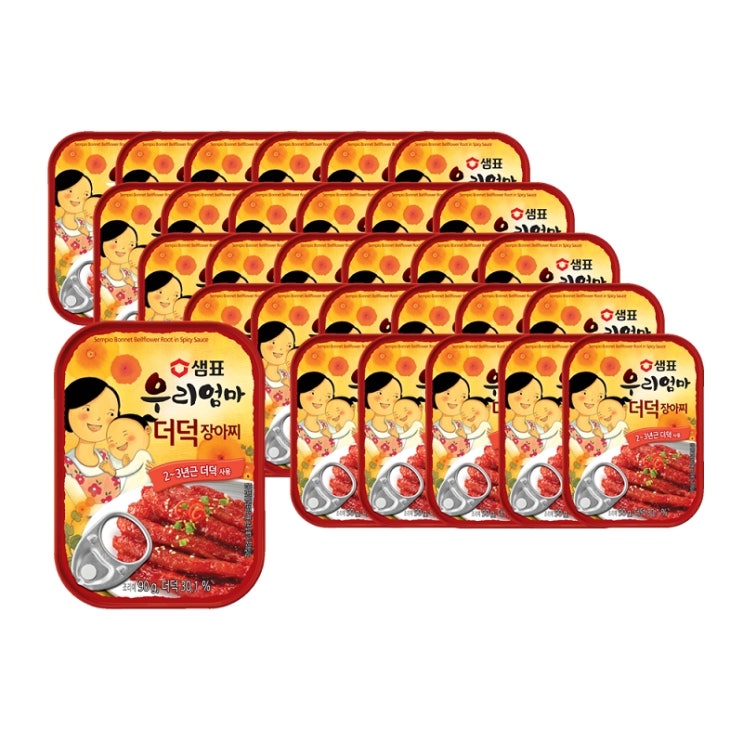 가성비 좋은 샘표 우리엄마 더덕장아찌 통조림, 90g, 30개 추천해요 가성비 좋은 샘표 우리엄마 더덕장아찌 통조림, 90g, 30개 추천해요