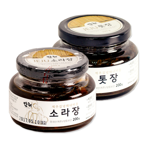 요즘 인기있는 풍성한 제주해녀 톳장아찌 200g+뿔소라장200g, 1box 추천해요