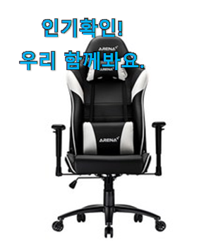  신뢰가는 게이밍의자 꿀템 구성이 참 좋아요