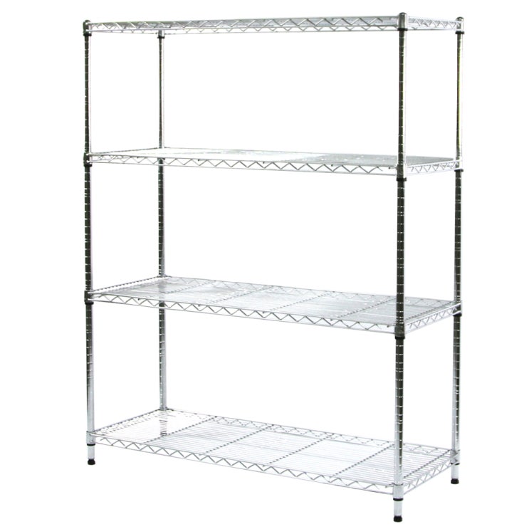 후기가 정말 좋은 코랙 바구니형 철제선반 4단 120 x 34 cm H 120cm, 크롬 좋아요 후기가 정말 좋은 코랙 바구니형 철제선반 4단 120 x 34 cm H 120cm, 크롬 좋아요