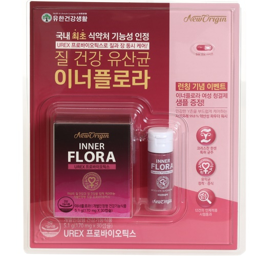 최근 인기있는 이너플로라 UREX 프로바이오틱스 30캡슐+마스크팩1장 사은품 증정, 2set, 170mg x 30 캡슐 좋아요