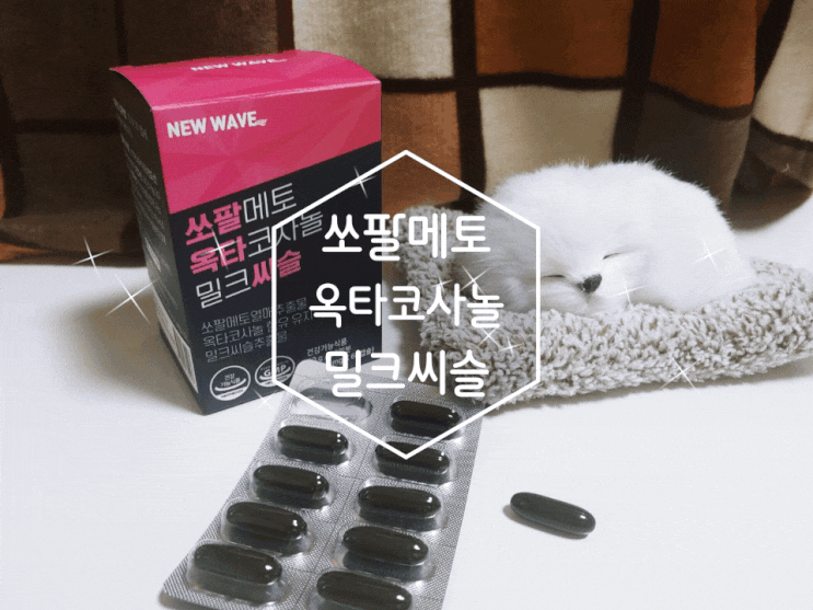 쏘팔옥타씨슬 남자의 고민 3가지 기능성 가능해