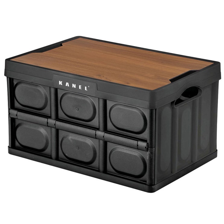 최근 인기있는 카넬 캠핑 폴딩박스 테이블 인엠티크 상판 + 폴딩박스 + 스티커 세트 CIMT9, 블랙 ···