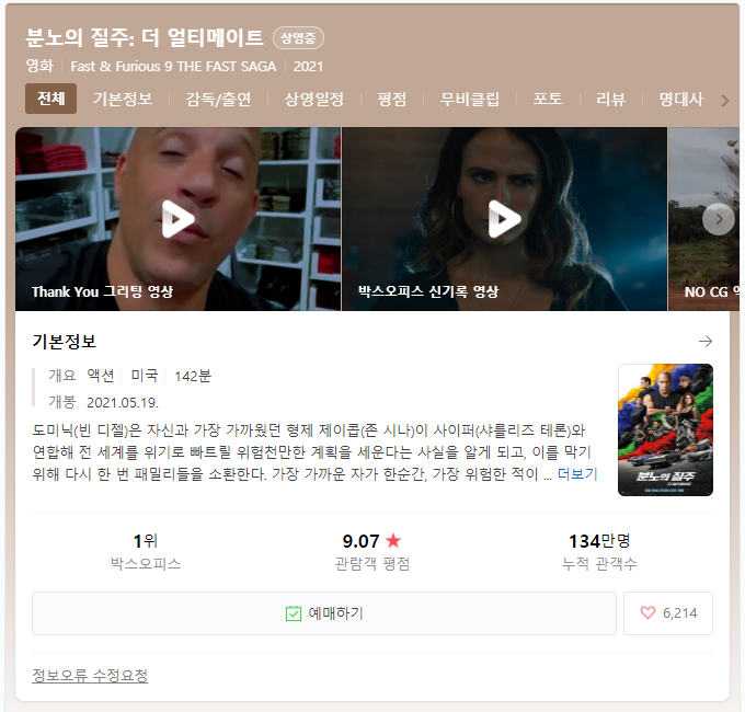  [일상] 오늘일기 챌린지 참여 8일차 (ft. 분노의질주! CGV RVIP BYE!)