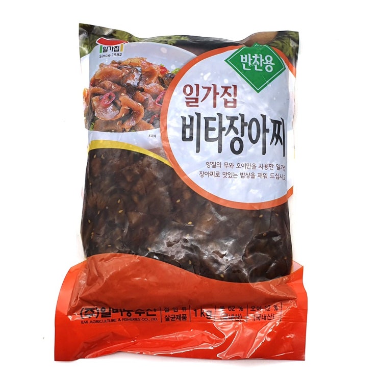 요즘 인기있는 일가집 비타장아찌 1kg 간장절임(무 오이), 1개 ···