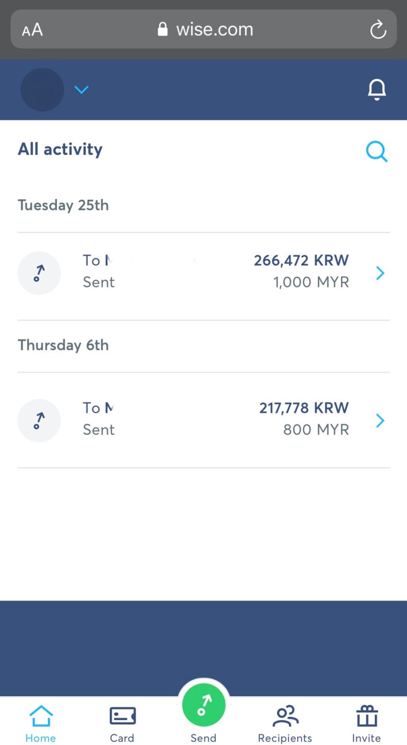 요즘 자주 애용하는 해외 송금 앱 - Wise (와이즈) 찐추천!! : 네이버 블로그