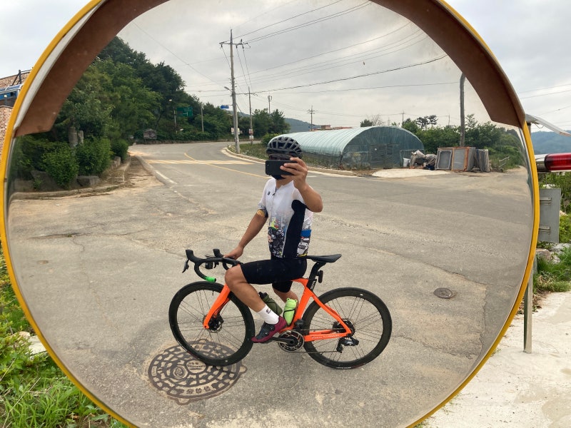 재봉선 자전거 쫄바지