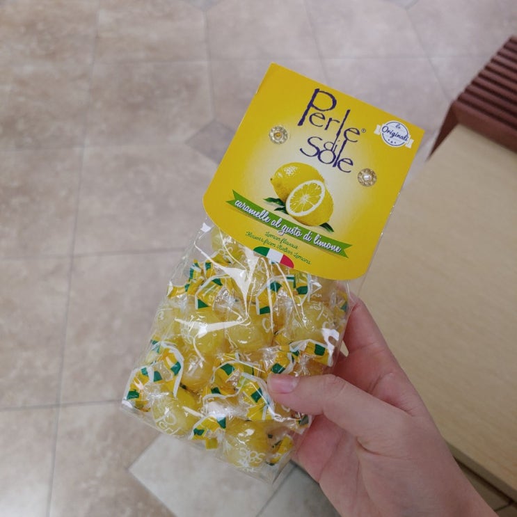 이탈리아 포지타노 레몬사탕 ; 페를레 디 솔레 (Perle di Sole)