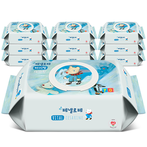 인기있는 페넬로페 바이탈 세자린 아기물티슈 캡형, 70매, 10팩 추천합니다 인기있는 페넬로페 바이탈 세자린 아기물티슈 캡형, 70매, 10팩 추천합니다