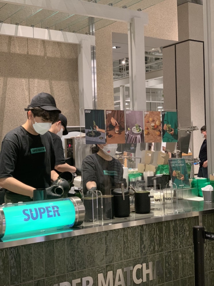  더현대서울 말차맛집 슈퍼말차(+더현대서울나이키, 정원뷰)