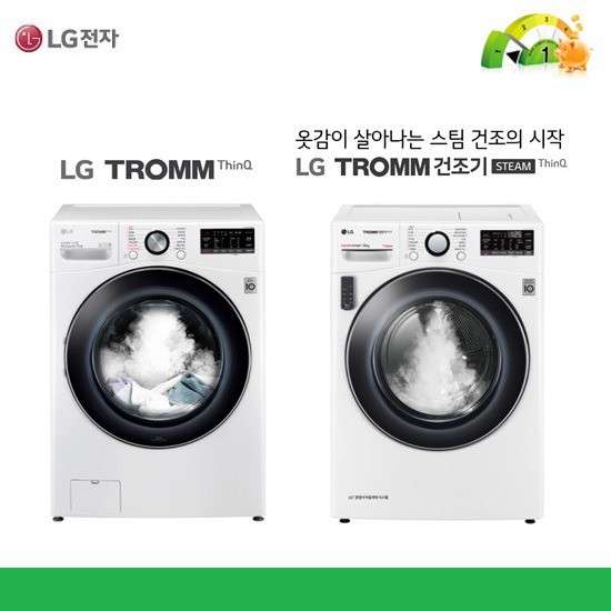 많이 팔린 [방송]LG트롬 스팀 건조기16kg + 19kg [화이트] RH16WT + F19WDBU, 없음 추천합니다