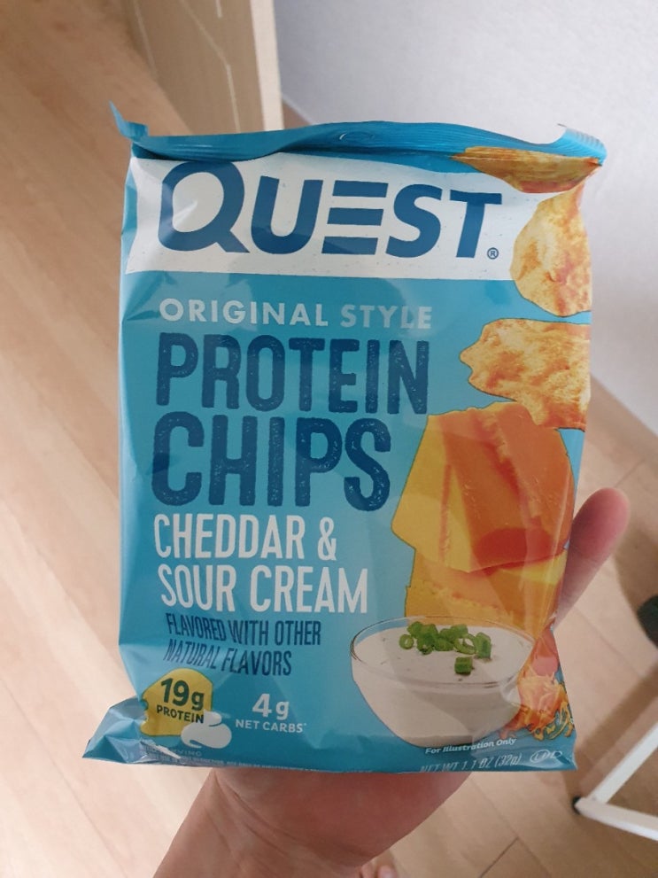  퀘스트 뉴트리션 프로틴 칩 리뷰 (맛, 영양성분, 프로틴바와의 성분비교)