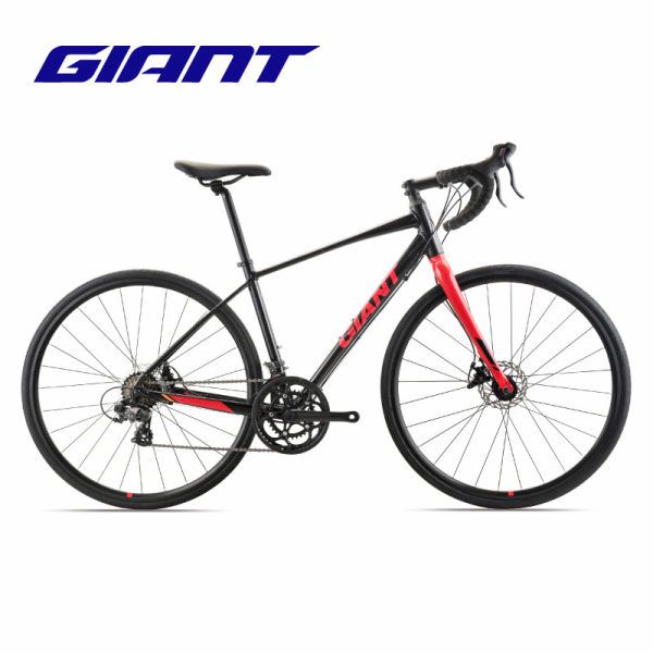 선택고민 해결 Giant Giant Speeder D2 알루미늄 프레임 경량 엔트리 14 단로드 바이크, 700CX410MM, 밝은 검정색,키155-165cm, 700CX410MM